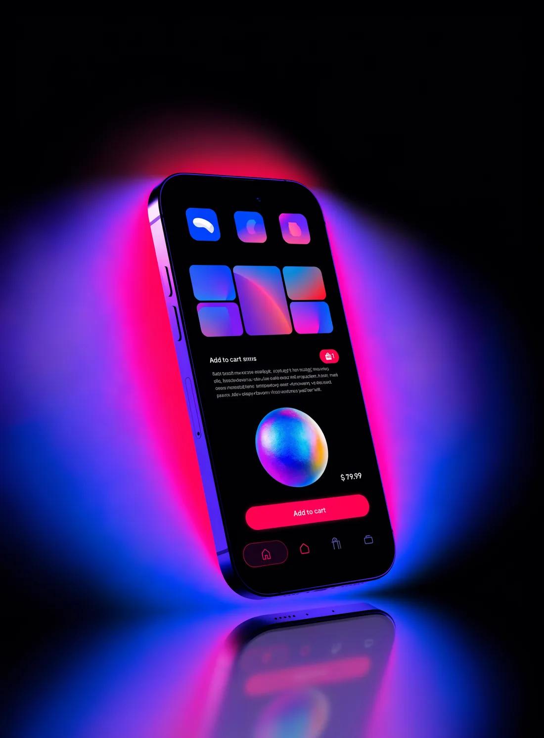 Webshop als native app op een telefoon